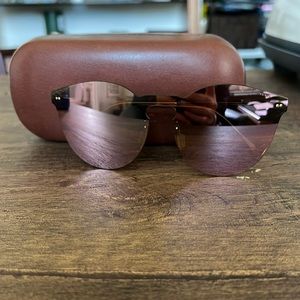 Illsteva Leonard sunglasses with rose gold lens